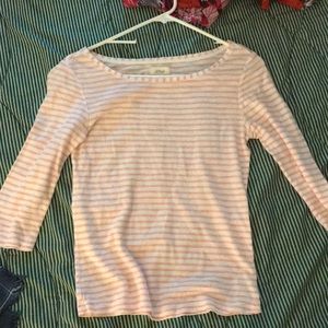 Cropped sleeve Aerie shirt